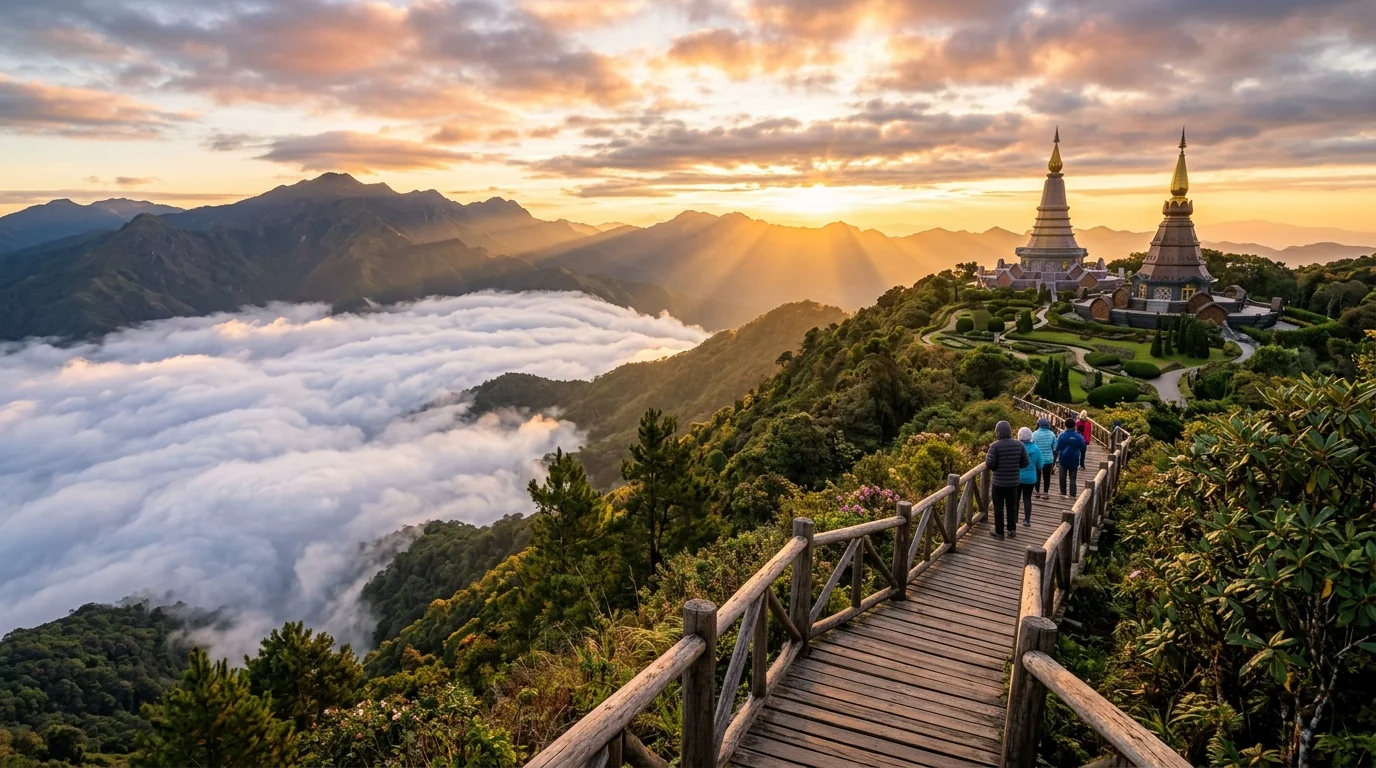 Doi Inthanon Summit and Sea of Mist