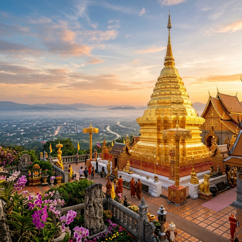 Wat Phra That Doi Suthep Temple Chiang Mai