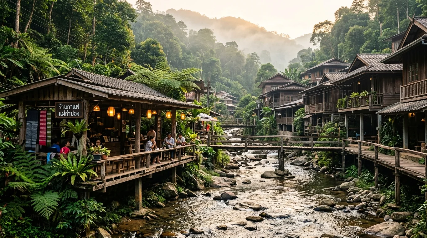 Mae Kampong Village Stream Cafe