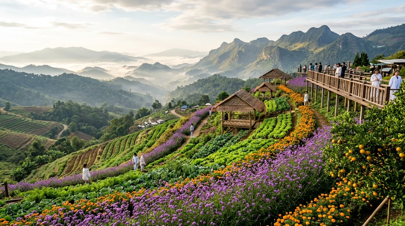 Mon Cham Flower Terraces Mae Rim